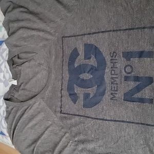Memphis Grizzlies womens scoop neck shirt size xl